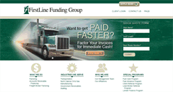Desktop Screenshot of firstlinefundinggroup.com
