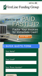 Mobile Screenshot of firstlinefundinggroup.com